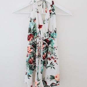 FLORAL SUMMER ROMPER
